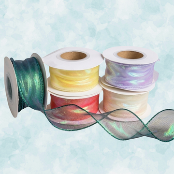 GLAZED ORGANZA RIBBONS