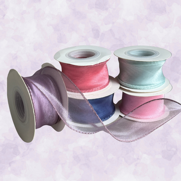 EDGED ORGANZA RIBBONS