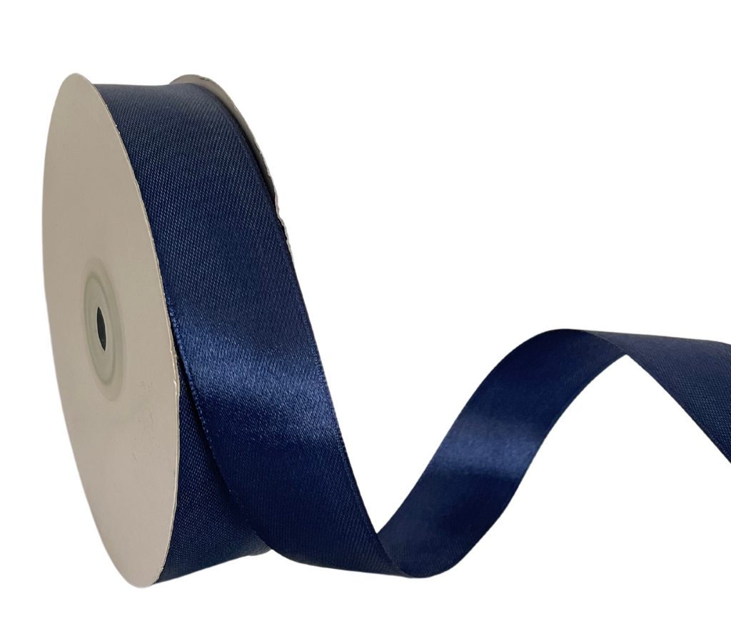 NAVY BLUE LUXE SATIN RIBBON (25MM | 45MTR)