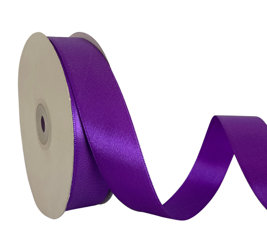 PURPLE LUXE SATIN RIBBON (25MM | 45MTR)