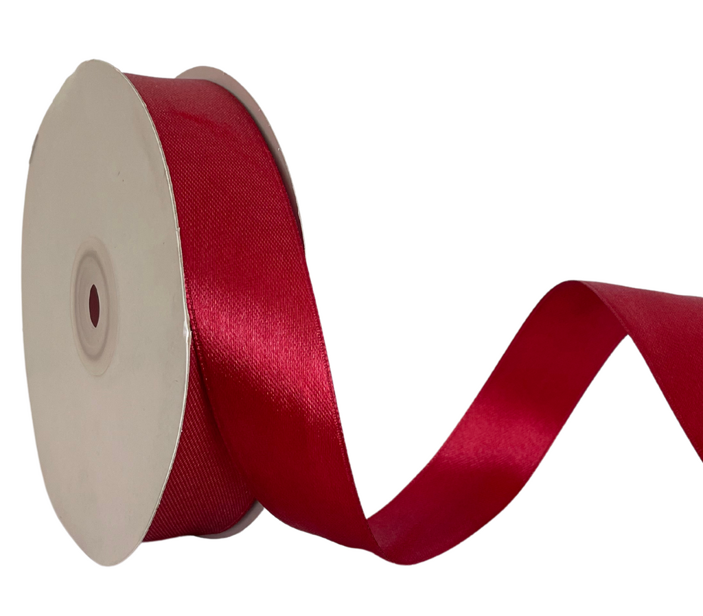 MAROON LUXE SATIN RIBBON (25MM | 45MTR)
