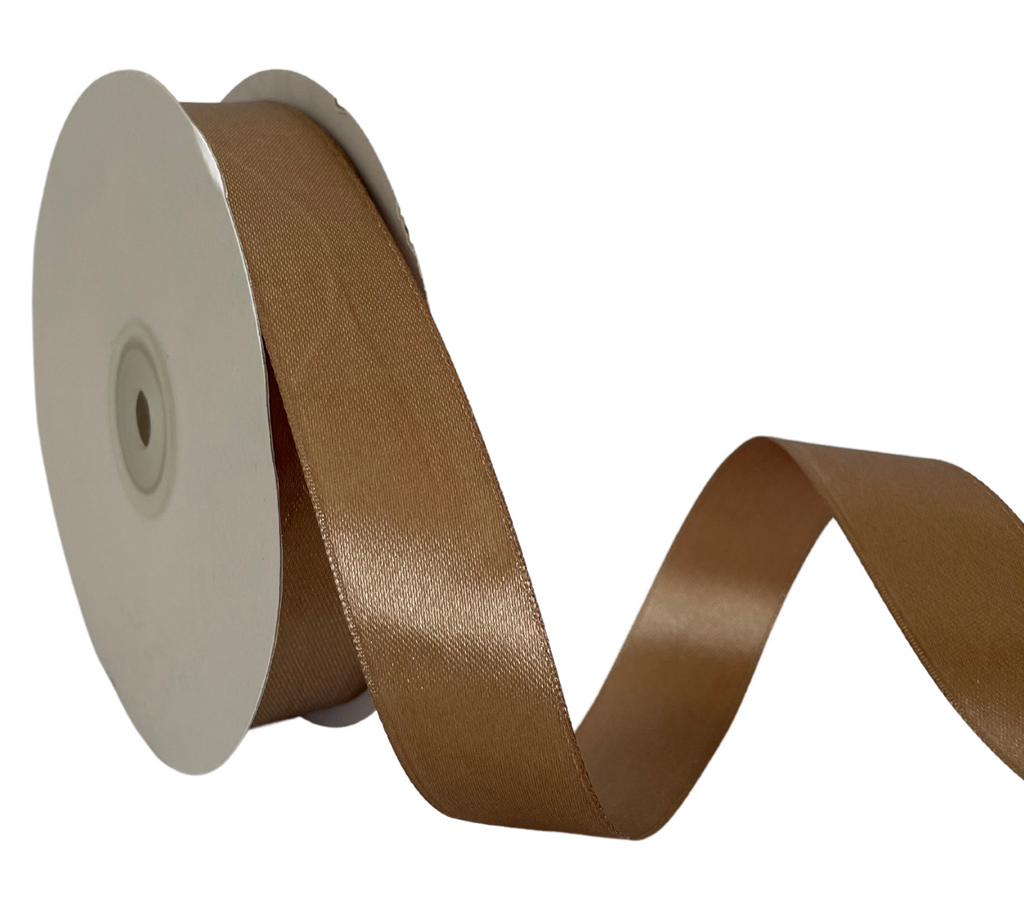 ANTIQUE GOLD LUXE SATIN RIBBON (25MM | 45MTR)