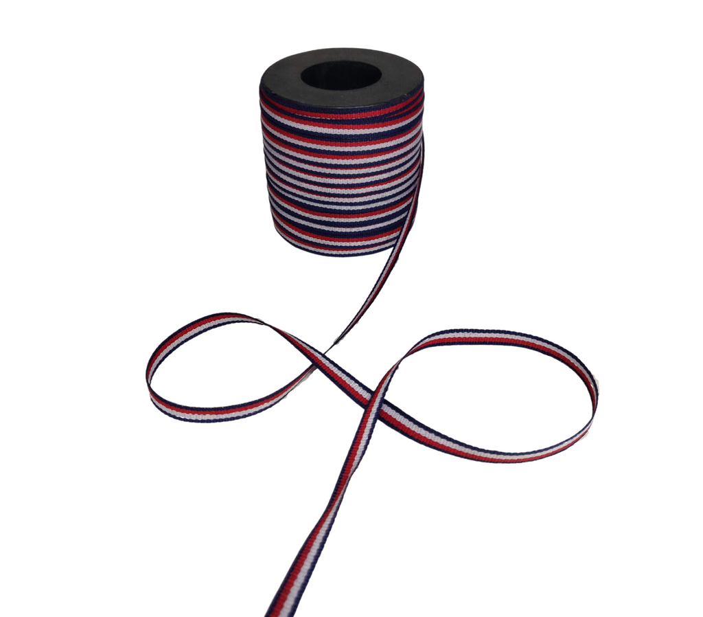 MULTICOLOURED STRIPESRIBBON (6 MM)