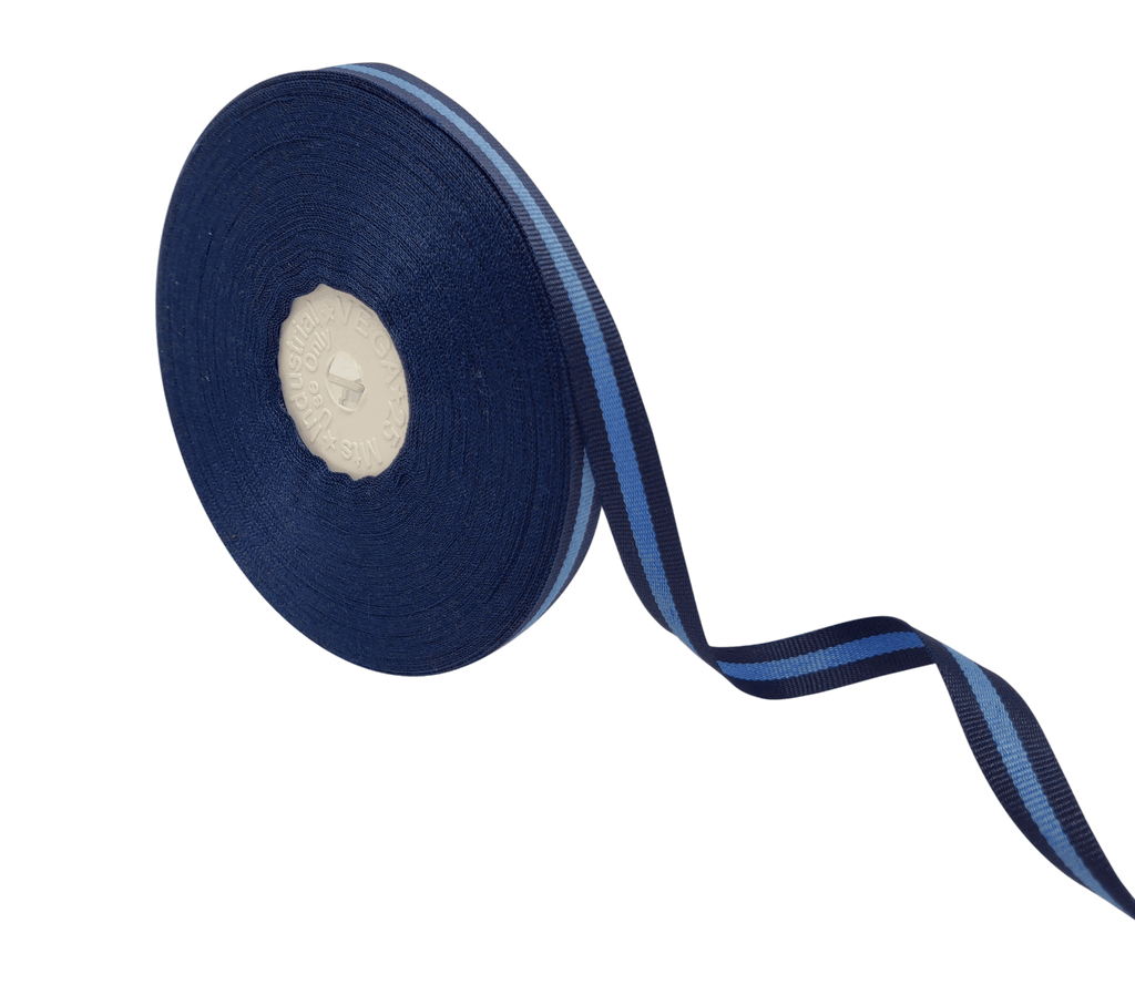 BLUE STRIPES RIBBON (10 MM)