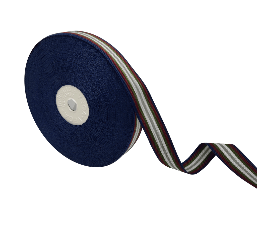 MULTICOLOURED STRIPES RIBBON (15 MM)
