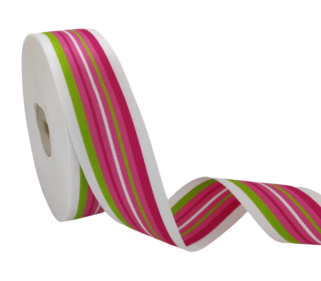 MULTICOLOURED STRIPES RIBBON (38 MM)
