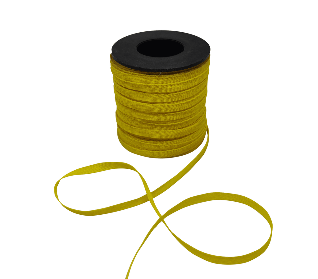 DARK YELLOW VEDA TWILL RIBBON (06MM | 50MTR)