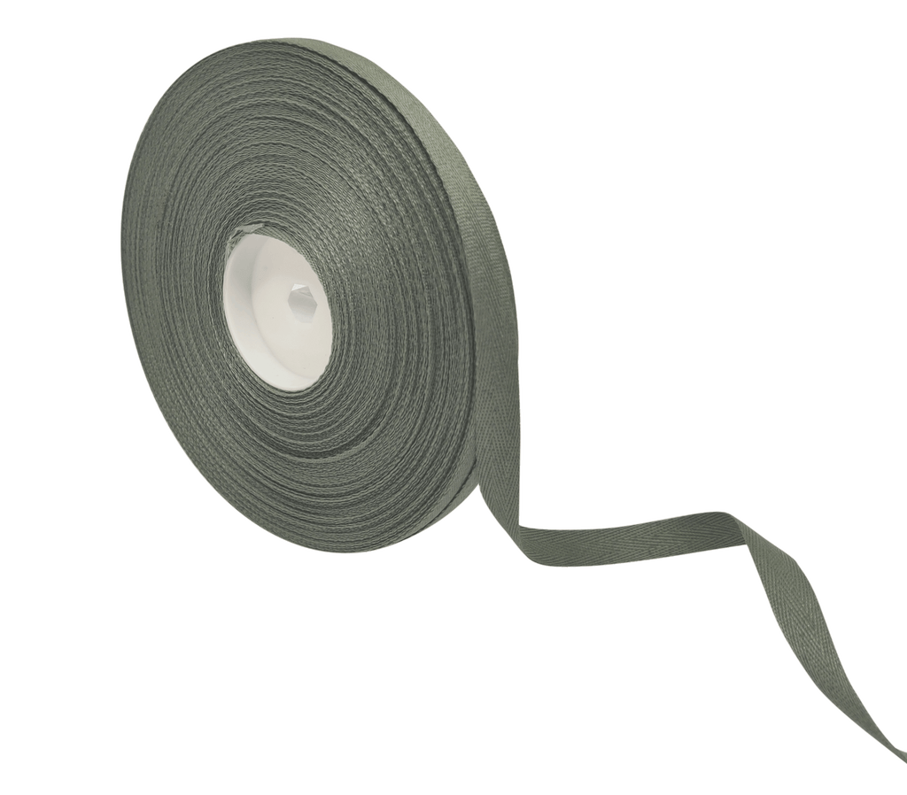 PISTA GREY VEDA TWILL RIBBON (10MM | 25MTR)