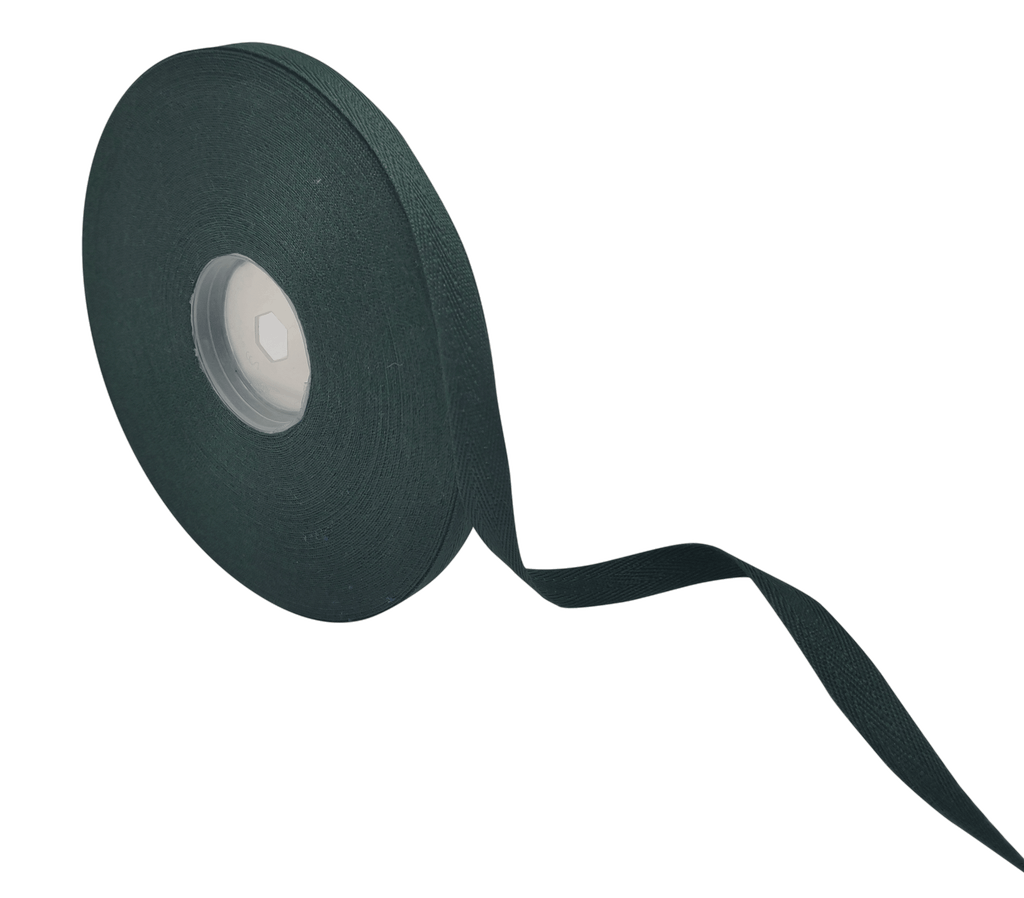 BOTTLE GREEN VEDA TWILL RIBBON (10MM | 25MTR)