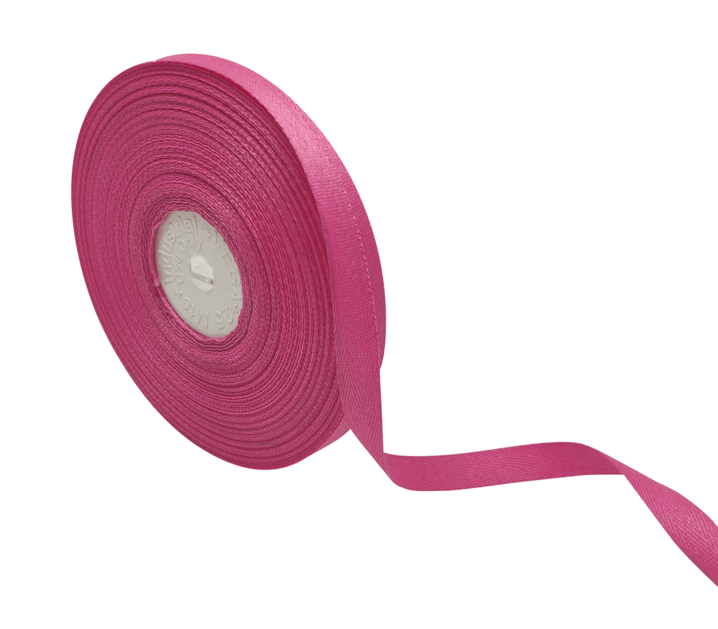 HOT PINK VEDA TWILL RIBBON (10MM | 25MTR)