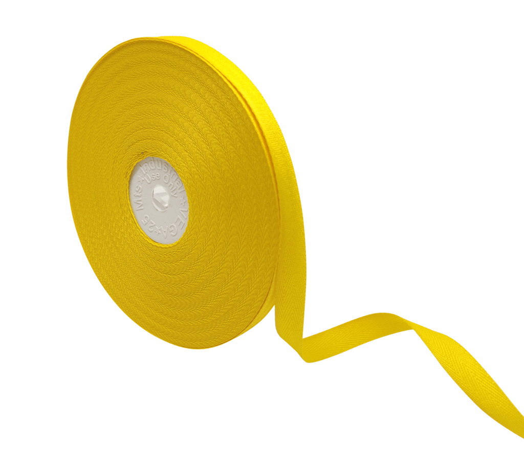DARK YELLOW VEDA TWILL RIBBON (10MM | 25MTR)