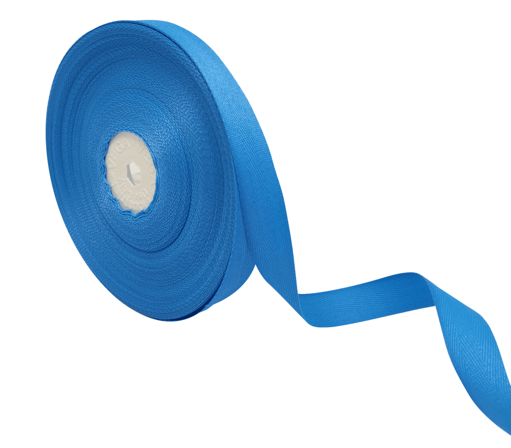 SKY BLUE VEDA TWILL RIBBON (15MM | 25MTR)