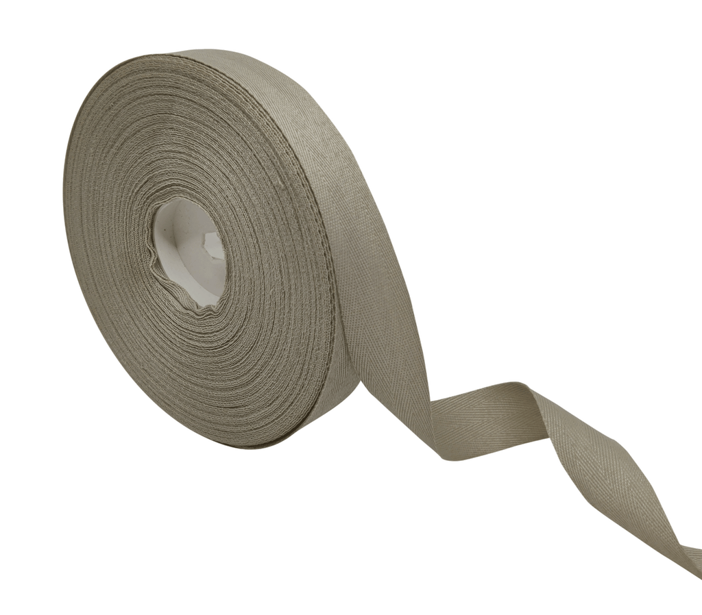 PISTA GREY VEDA TWILL RIBBON (20MM | 25MTR)