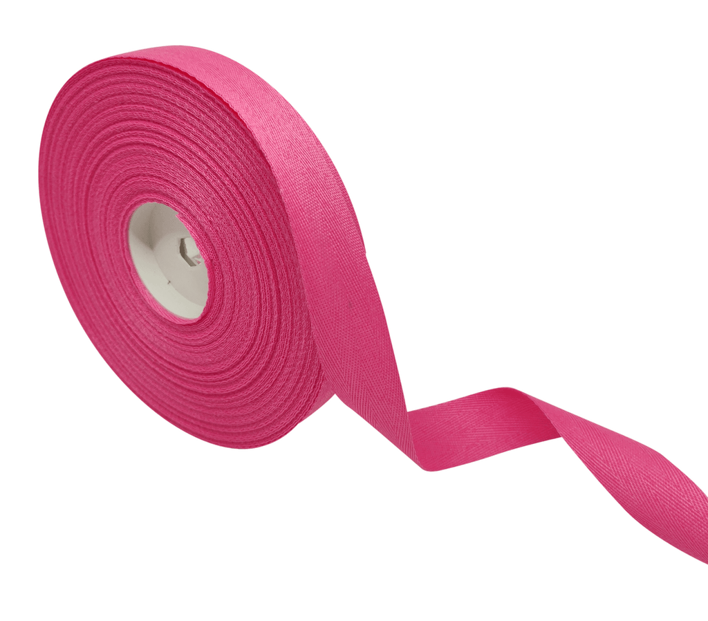 HOT PINK VEDA TWILL RIBBON (20MM | 25MTR)
