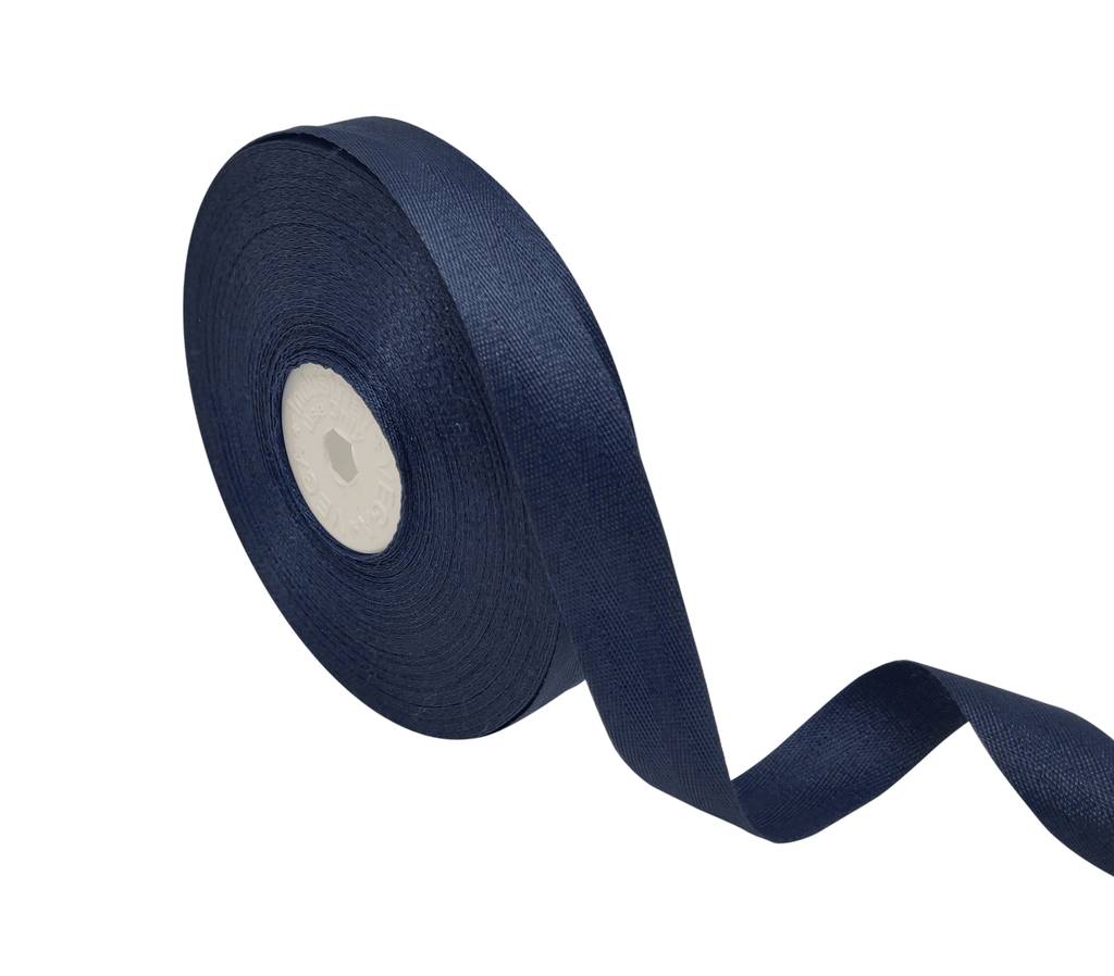 NAVY BLUE VEDA TWILL RIBBON (25MM | 25MTR)
