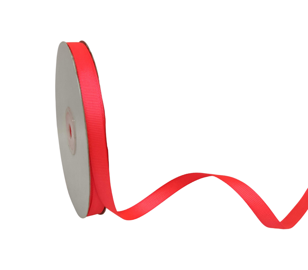NEON ORANGE PRIMO GROSGRAIN RIBBON (10MM | 45MTR)