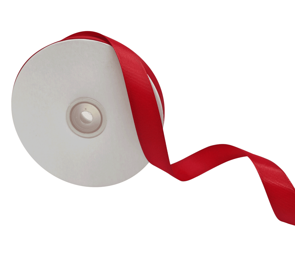 RED PRIMO GROSGRAIN RIBBON (20MM | 45MTR)
