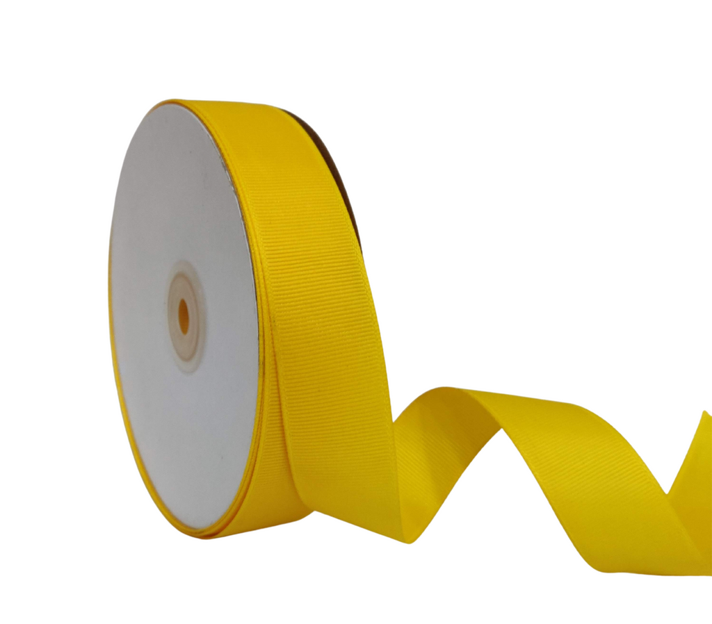 YELLOW PRIMO GROSGRAIN RIBBON (25MM | 45MTR)