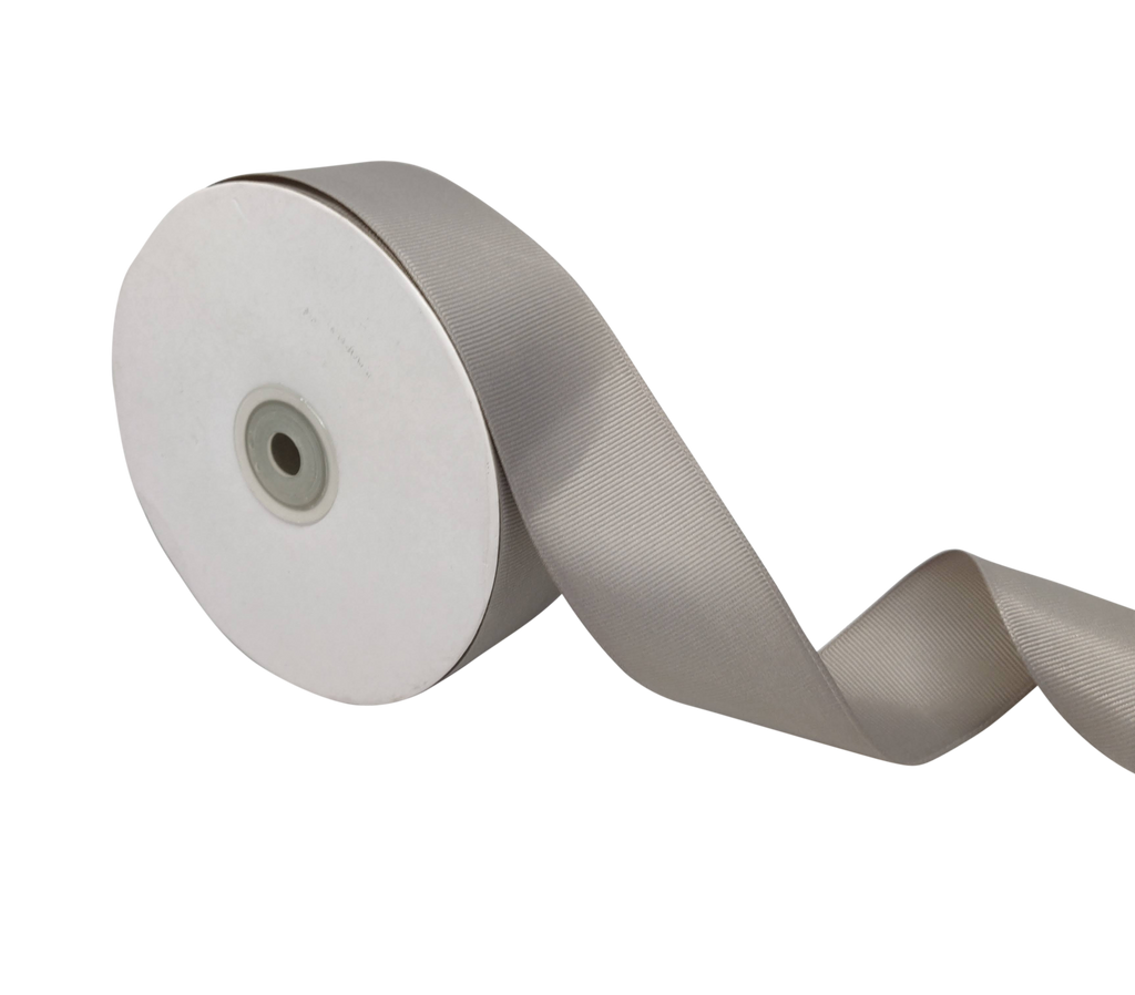 GREY PRIMO GROSGRAIN RIBBON (38MM | 45MTR)