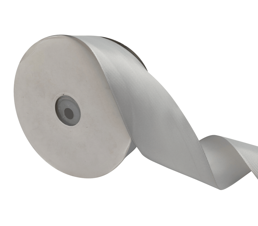 SILVER PRIMO GROSGRAIN RIBBON (50MM | 45MTR)