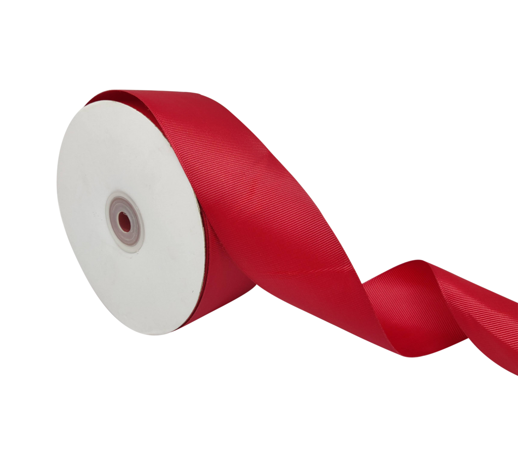 RED PRIMO GROSGRAIN RIBBON (50MM | 45MTR)
