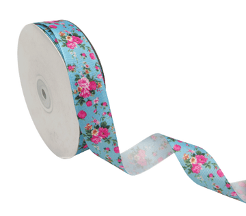 ライトブルー＊M80＊ribbon flower＊マタニティフォト用シール ライトブルー＊M80＊ribbon flower＊マタニティフォト用シール