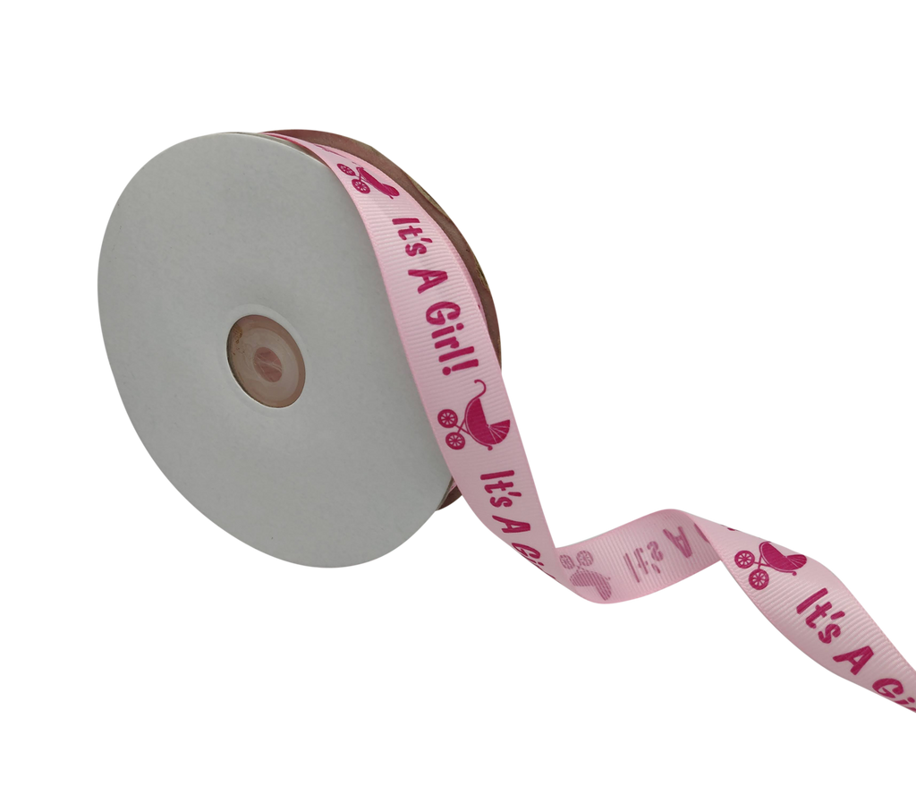 BABY GIRL RIBBON (20 MM)