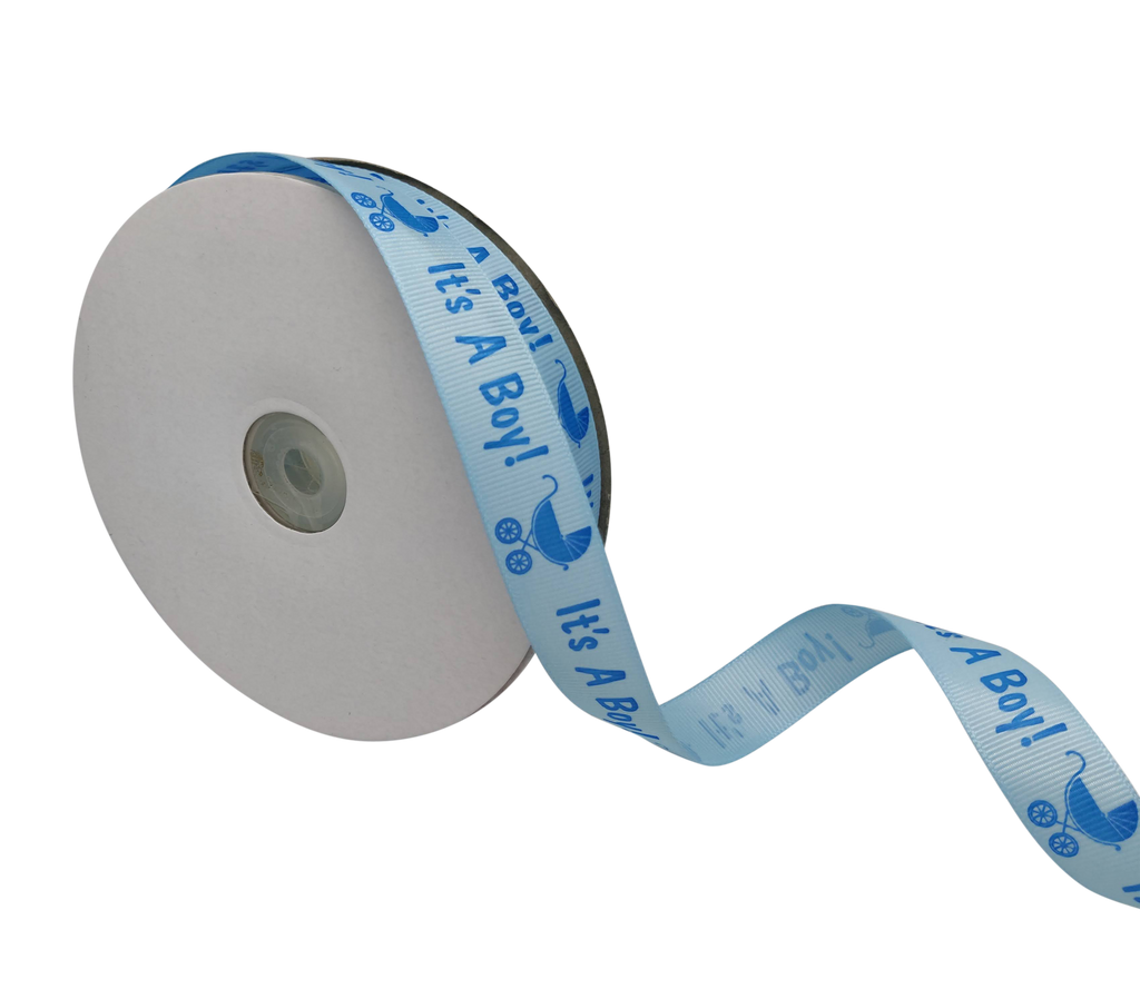 BABY BOY RIBBON (20 MM)