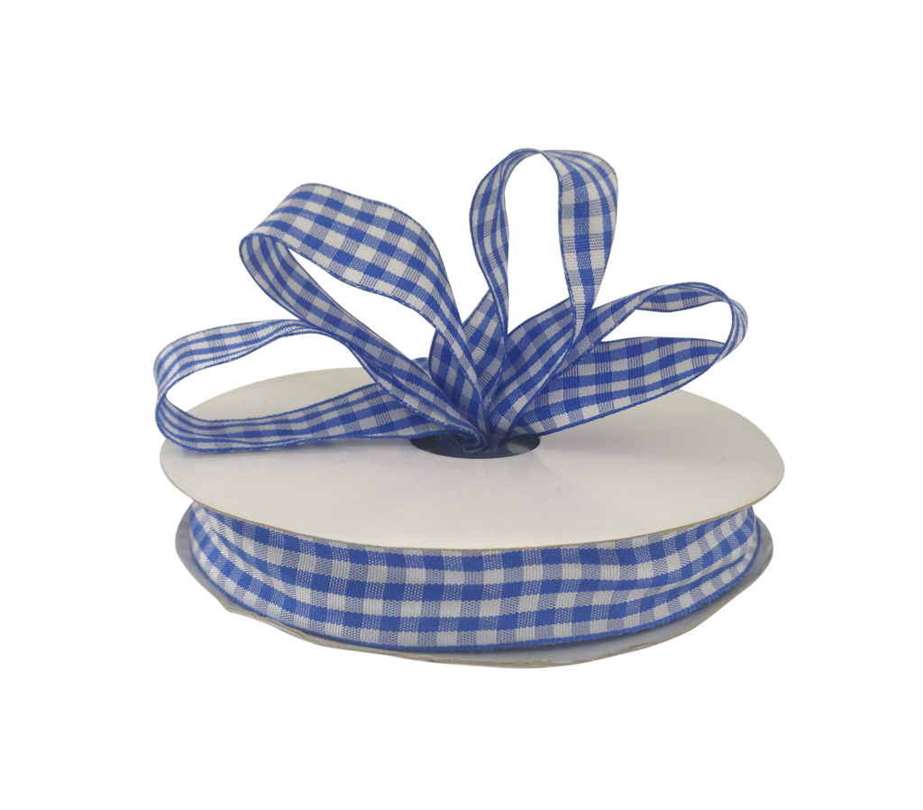 BLUE CHECKS RIBBON (20 MM)