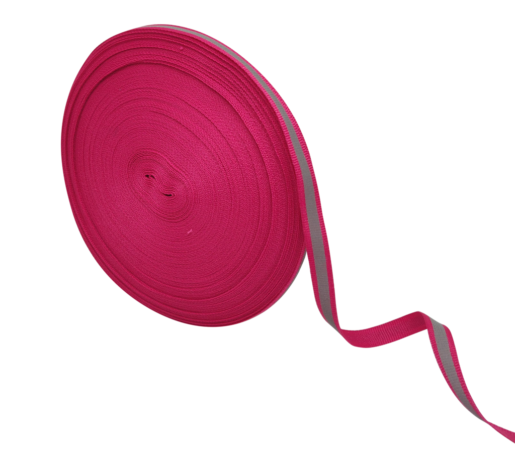 RANI PINK REFLECTIVE RIBBON (10 MM)