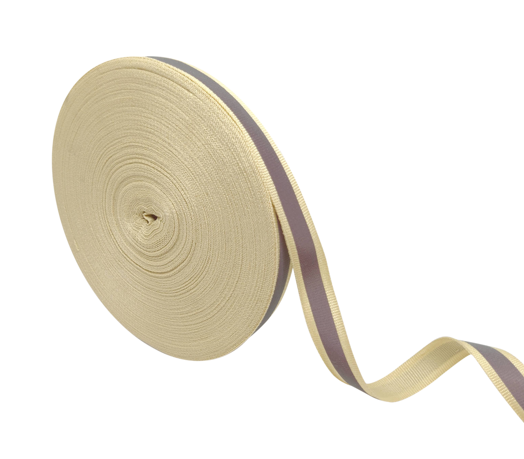 CREAM REFLECTIVE RIBBON (15 MM)