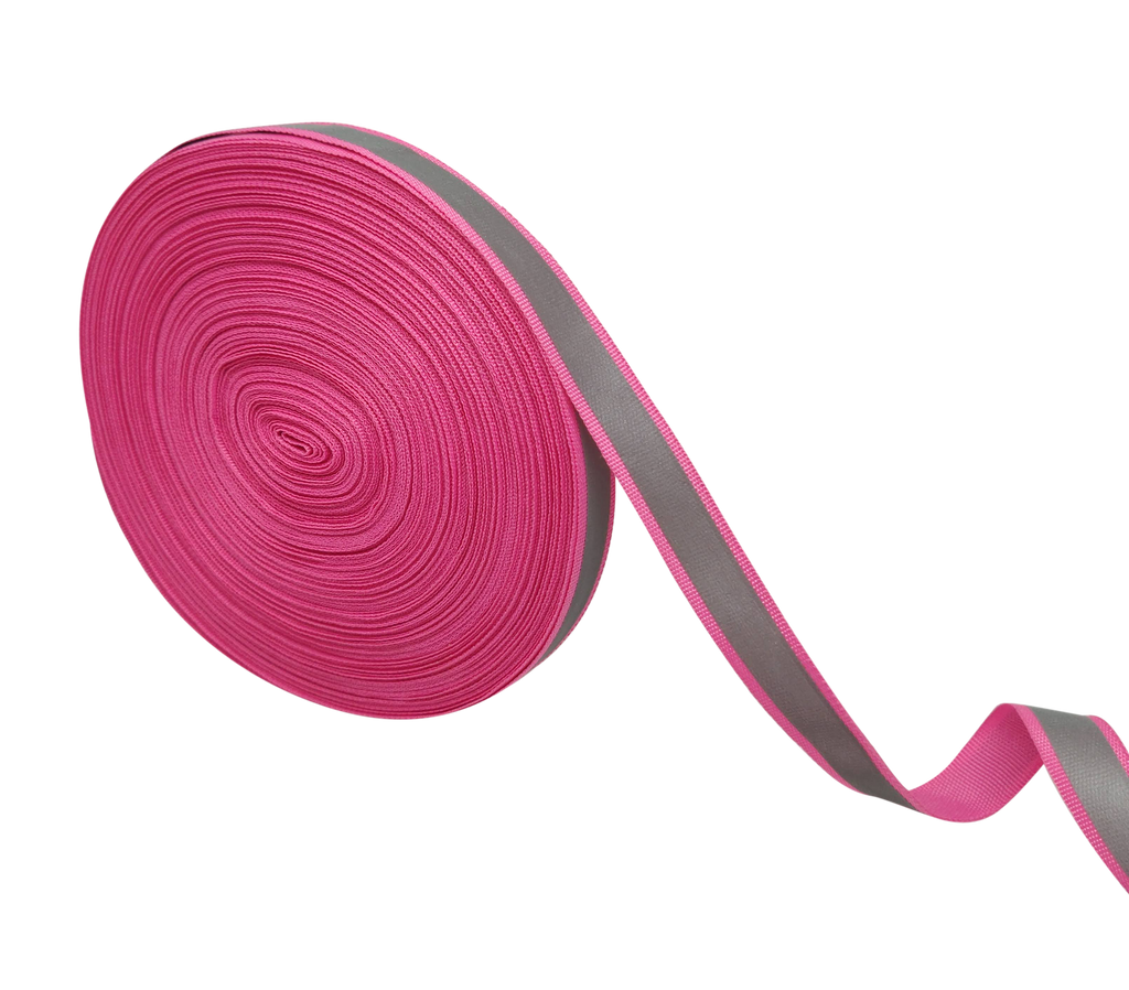 PINK REFLECTIVE RIBBON (15 MM)