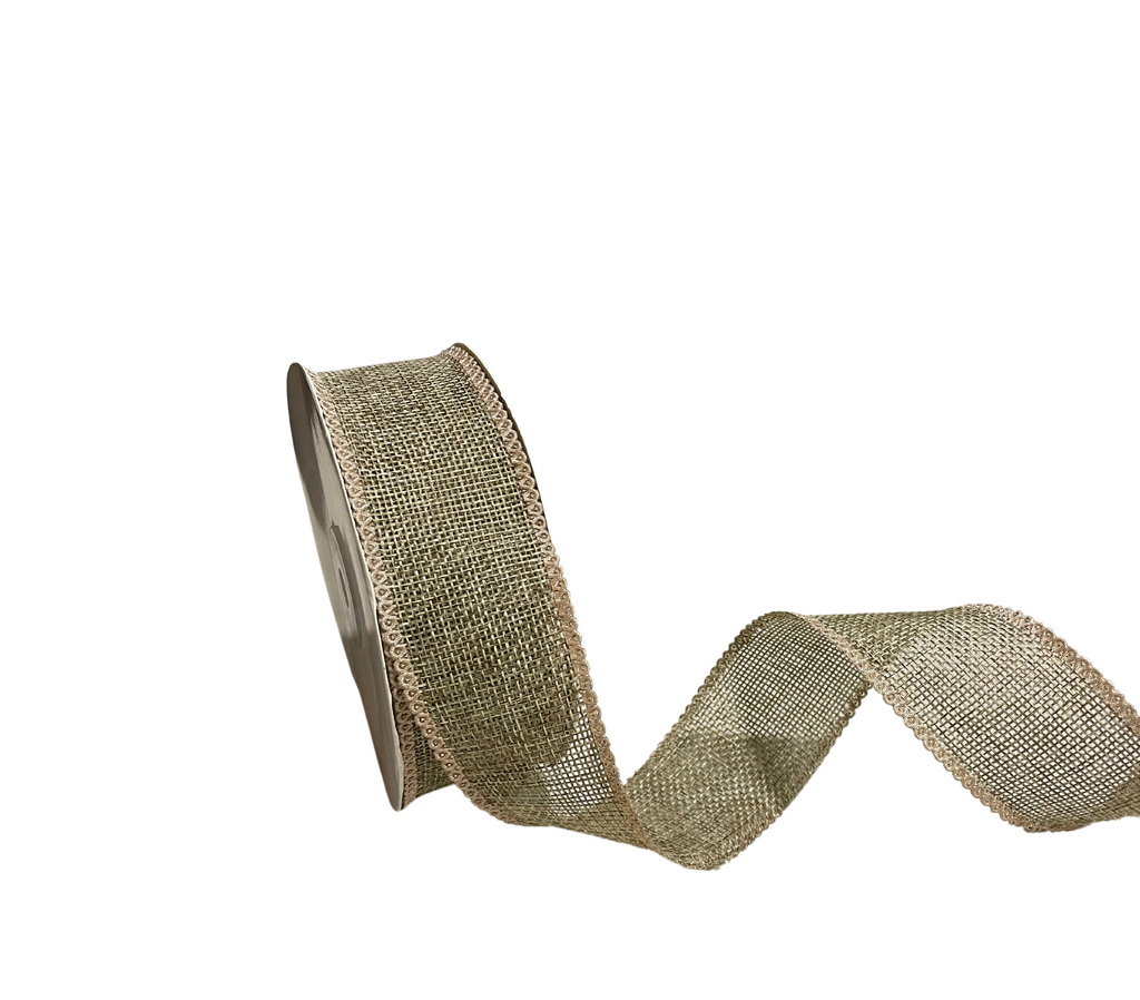 NATURAL FAUX JUTE RIBBON (38 MM)