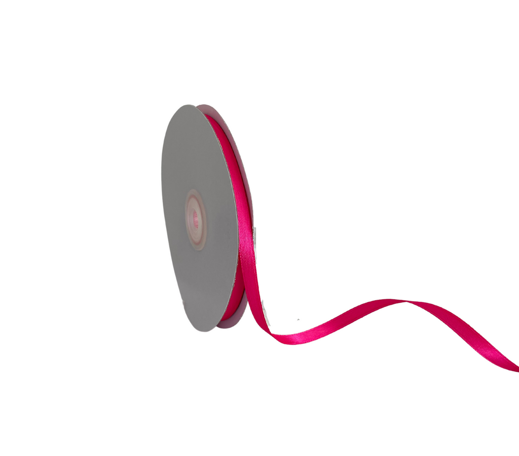 HOT PINK LUXE SATIN RIBBON (06MM | 45MTR)