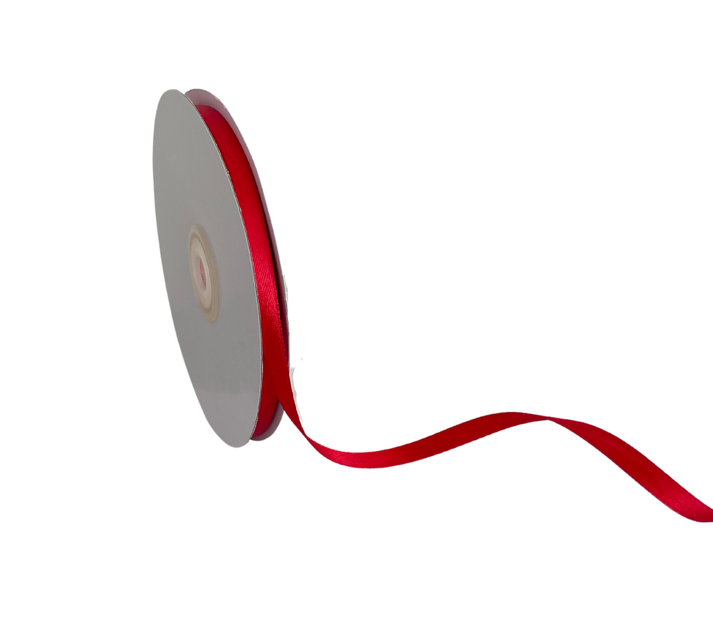 RED LUXE SATIN RIBBON (06MM | 45MTR)