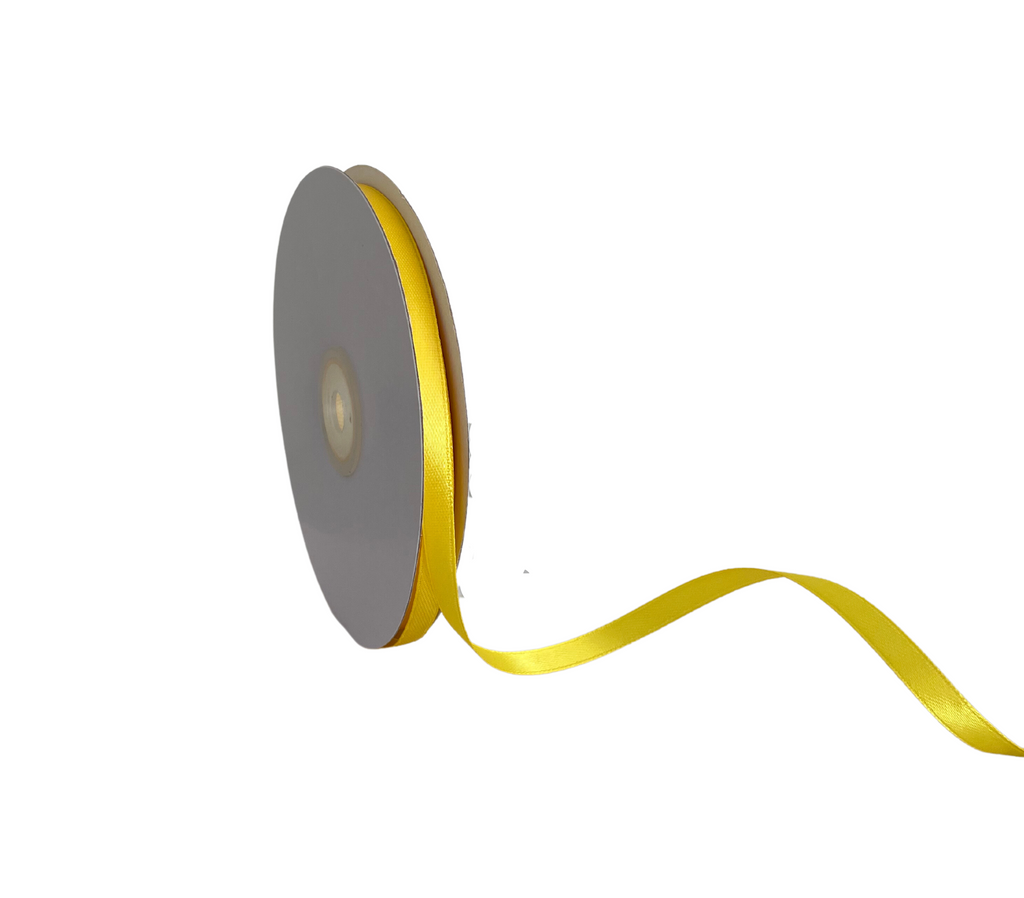 YELLOW LUXE SATIN RIBBON (06MM | 45MTR)