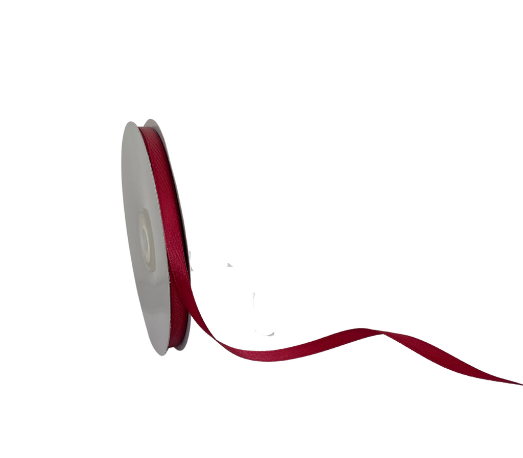 MAROON LUXE SATIN RIBBON (06MM | 45MTR)