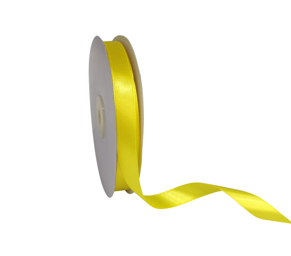 LEMON YELLOW LUXE SATIN RIBBON (13MM | 45MTR)