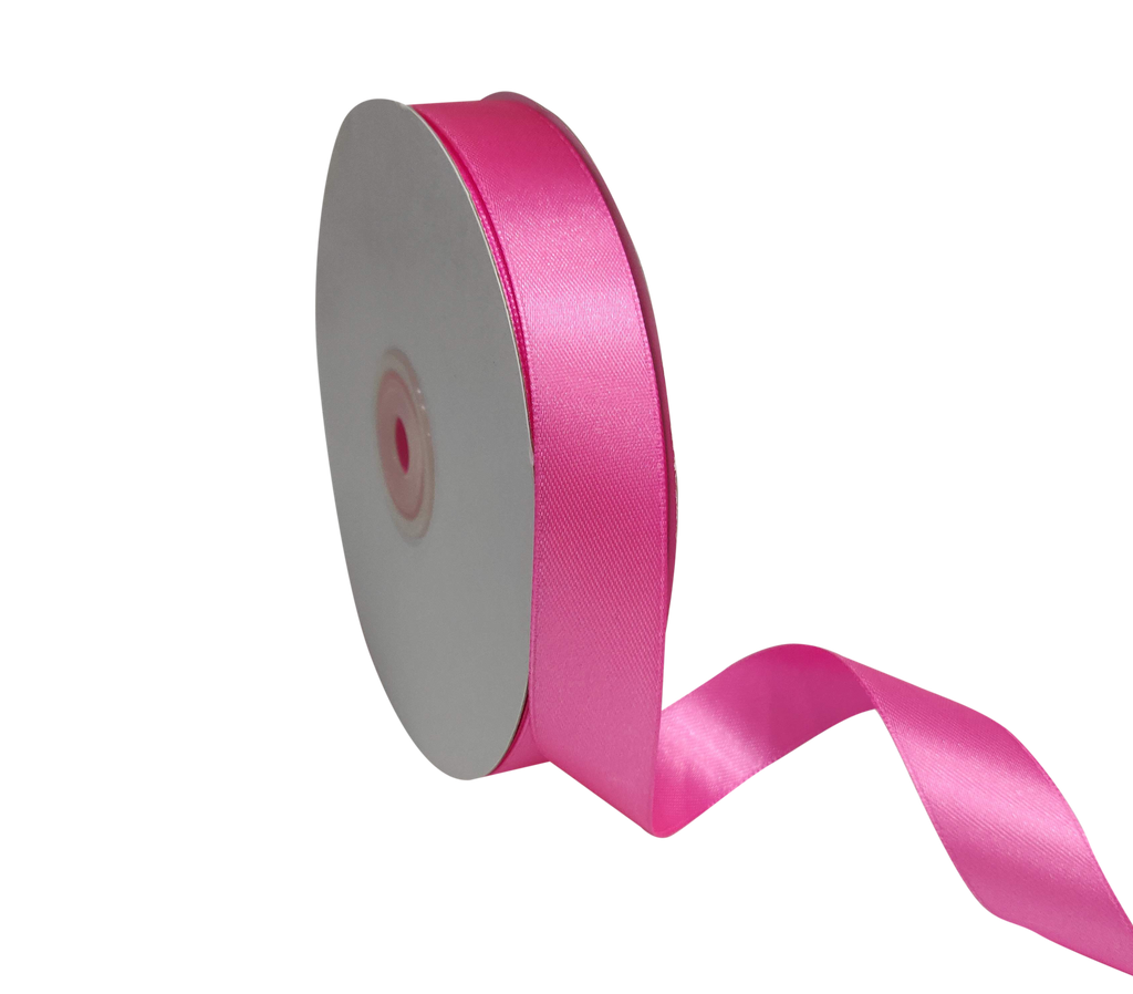 BRIGHT PINK LUXE SATIN RIBBON (20MM | 45MTR)