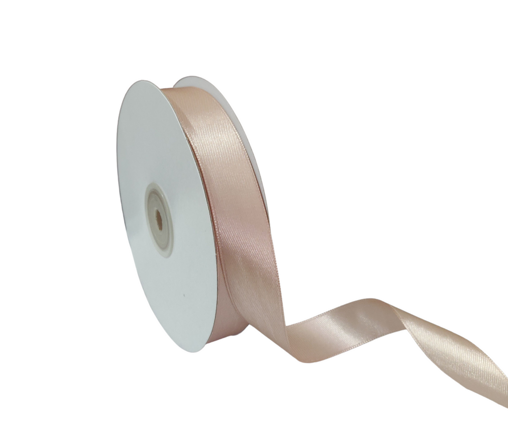 LIGHT ROSE GOLD LUXE SATIN RIBBON (20MM | 45MTR)