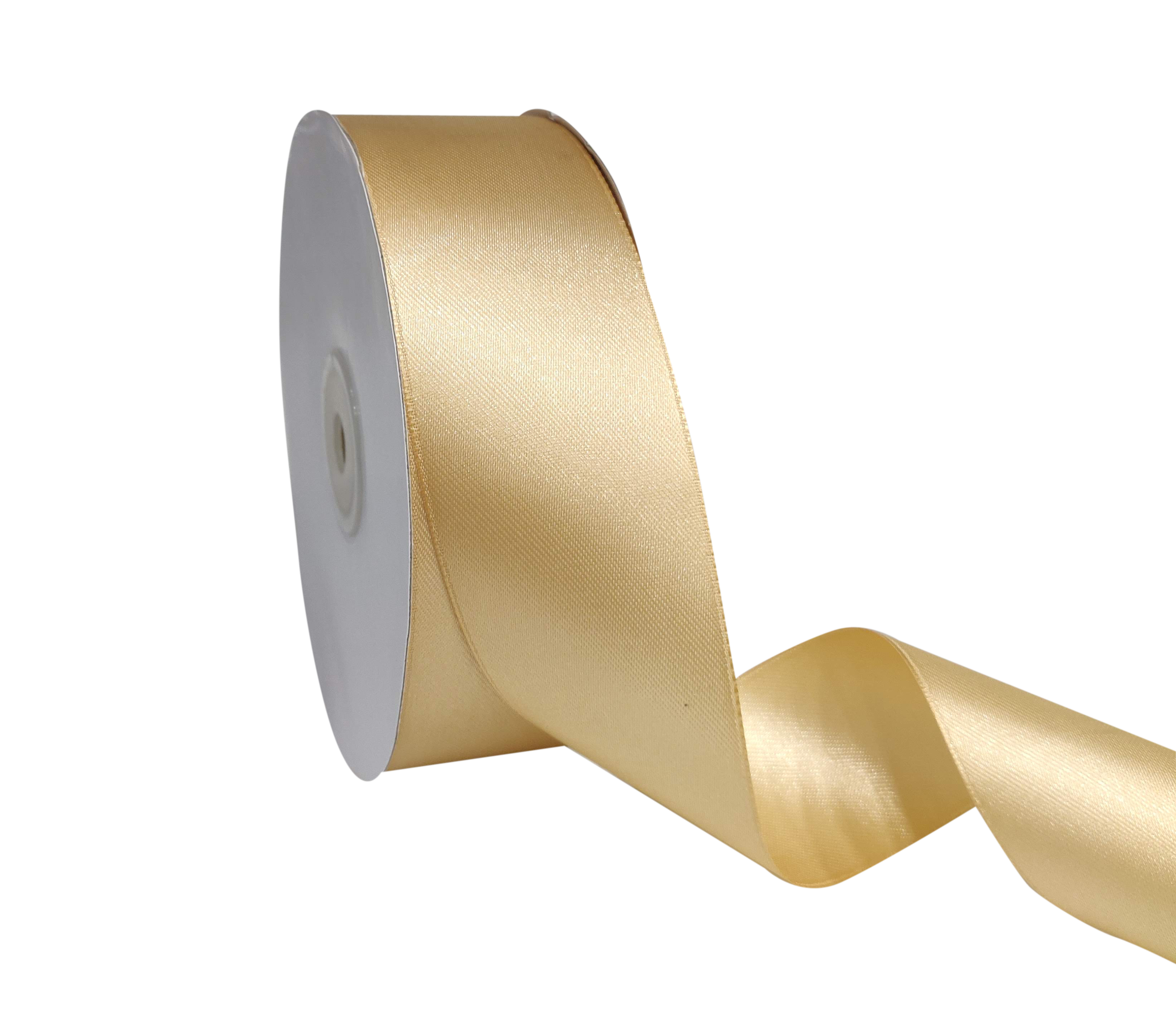 BEIGE LUXE SATIN RIBBON 38MM 45MTR RIBBONIZE